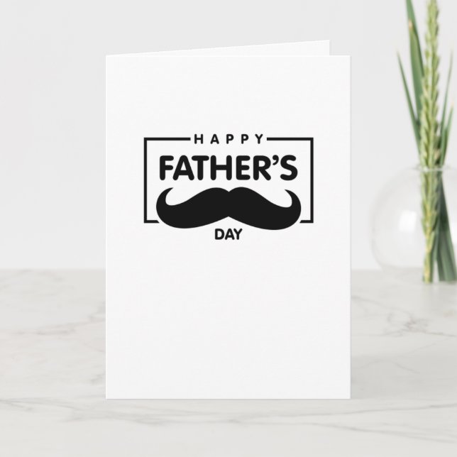 Tarjeta feliz del día del padre (Anverso)
