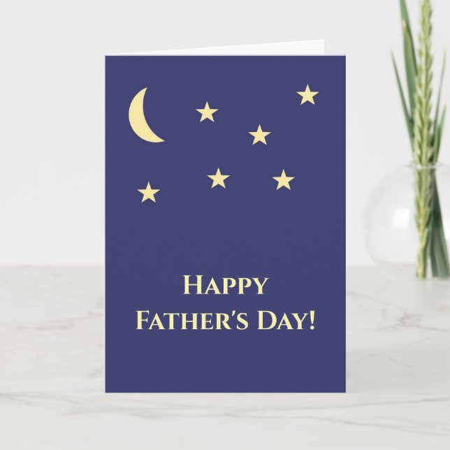 Tarjeta feliz del día del padre para todos (Anverso)
