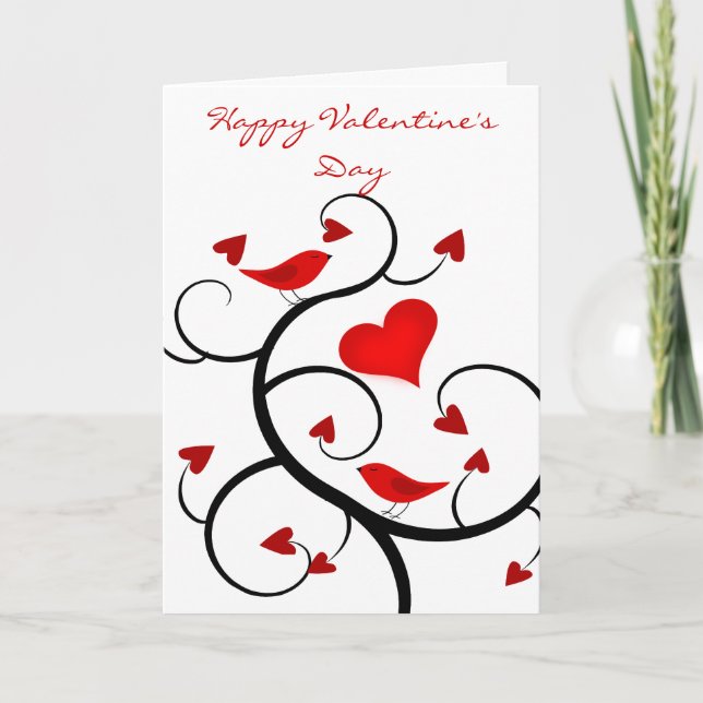 Tarjeta feliz del el día de San Valentín de los (Anverso)