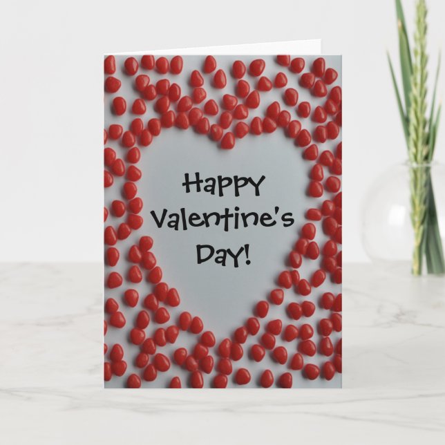 tarjeta feliz del el día de San Valentín del (Anverso)
