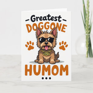 Tarjeta Feliz del Perro de Lunares