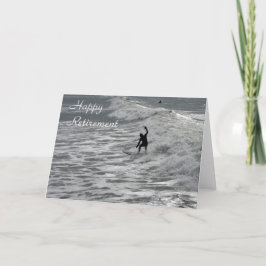 Tarjeta feliz del retiro de la persona que