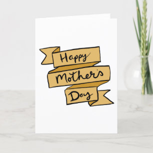 Tarjeta Feliz desplazamiento del día de la madre