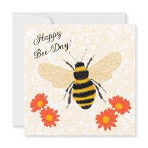 Tarjeta Feliz Día de Abeja