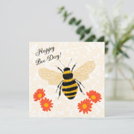 Tarjeta Feliz Día de Abeja