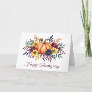 Tarjeta Feliz Día de Acción de Gracias