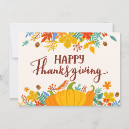 Tarjeta Feliz Día de Acción de Gracias