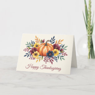Tarjeta Feliz Día de Acción de Gracias