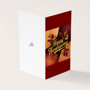 Tarjeta Feliz Día de Acción de Gracias