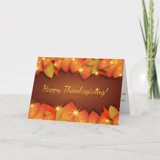 Tarjeta Feliz Día de Acción de Gracias - Estoy agradecido