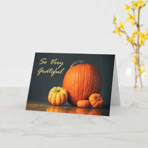 Tarjeta Feliz Día de Acción de Gracias Para Cualquier Cala