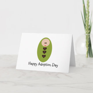 Tarjeta Feliz Día de adopción