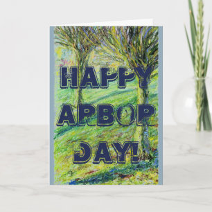 Tarjeta Feliz Día de Arbor