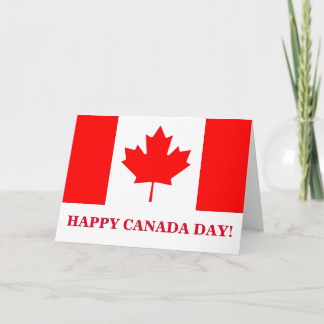 TARJETA FELIZ DÍA DE CANADÁ (Anverso)