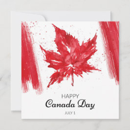 Tarjeta Feliz Día de Canadá