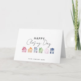 Tarjeta Feliz día de cierre