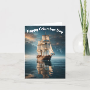 Tarjeta Feliz Día de Columbus