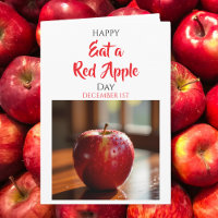 ¡Feliz Día de Comer una Manzana Roja! 1 de Dic