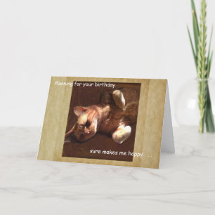 Tarjeta Feliz Día de Cumpleaños.