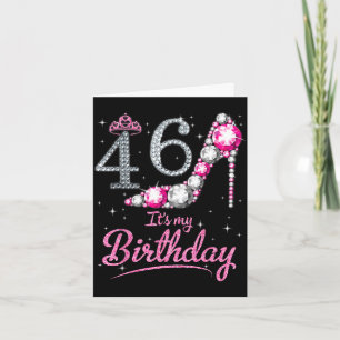 Tarjeta Feliz día de cumpleaños a la Reina de 46 años