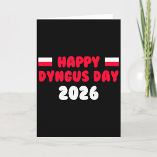 Tarjeta Feliz Día de Dyngus 2026 Fiesta Polaca Lunes de Pa