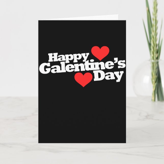 Tarjeta Feliz Día de Galentine (Anverso)