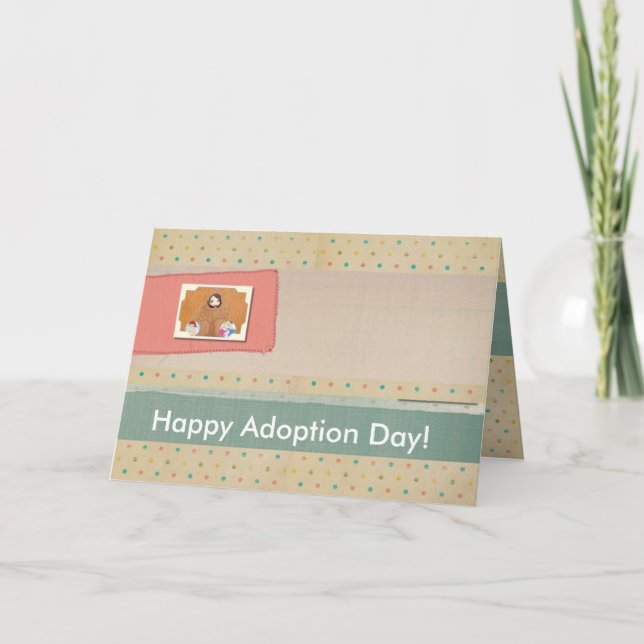 Tarjeta ¡Feliz Día de la Adopción! (Anverso)