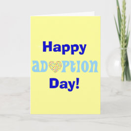 Tarjeta ¡Feliz Día de la Adopción!
