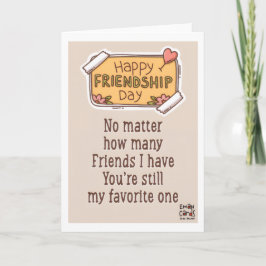 Tarjeta Feliz Día de la Amistad - Cita