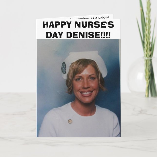 TARJETA ¡¡¡FELIZ DÍA DE LA ENFERMERA DENISE!!! (Anverso)