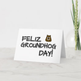 Tarjeta ¡Feliz Día de la Groundhog!