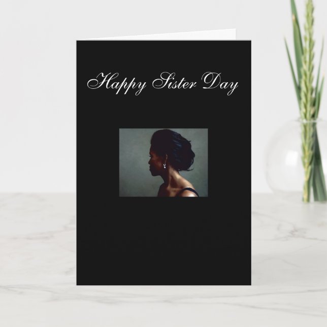 Tarjeta Feliz Día de la Hermana, Feliz Día de la Hermana!! (Anverso)