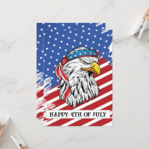 Tarjeta Feliz Día de la Independencia de Estados Unidos