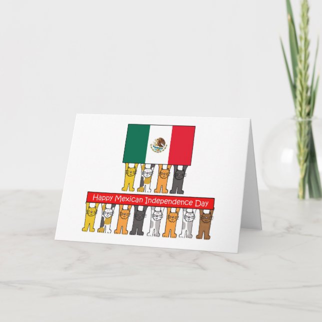 Tarjeta Feliz Día de la Independencia Mexicana 16 de Septi (Anverso)