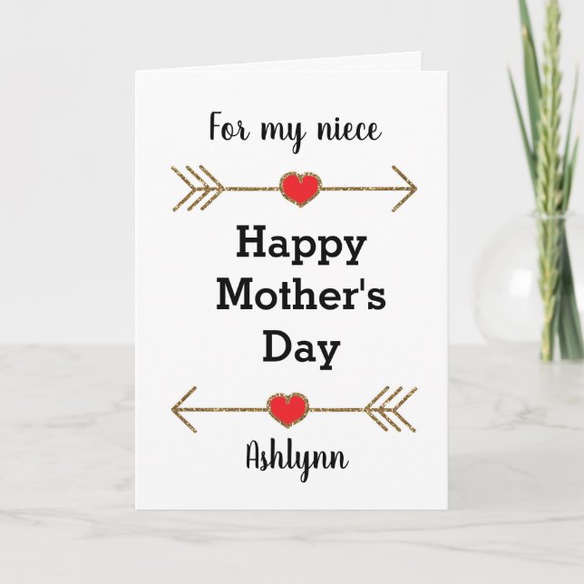 Tarjeta Feliz Día de la Madre (Anverso)