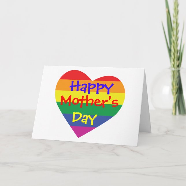 Tarjeta Feliz Día de la Madre (Anverso)