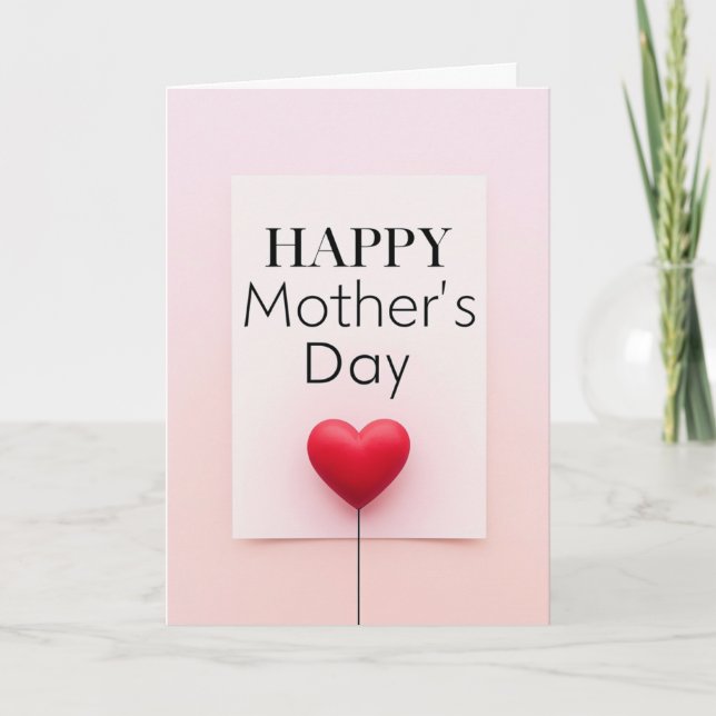 Tarjeta Feliz Día de la Madre (Anverso)