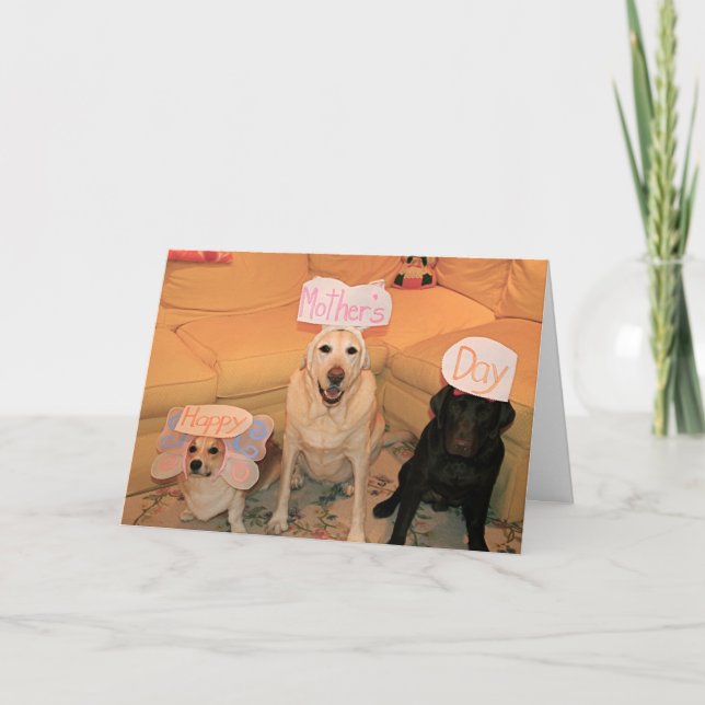 Tarjeta feliz Día de la Madre (Anverso)