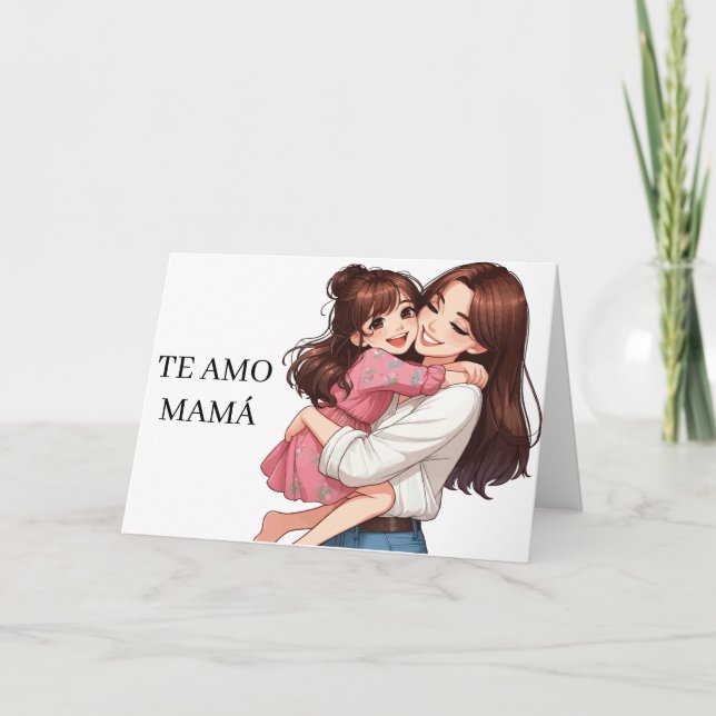 Tarjeta Feliz día de la madre (Anverso)