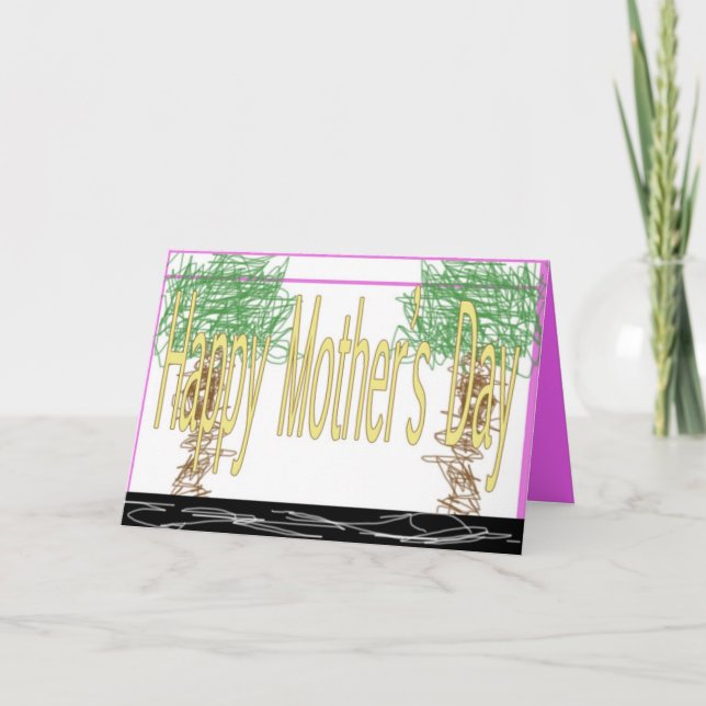 Tarjeta Feliz Día de la Madre (Anverso)