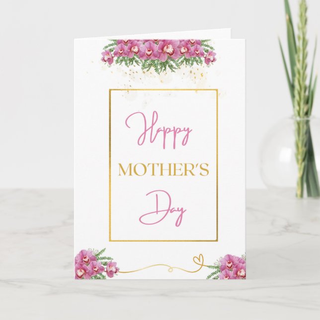 Tarjeta Feliz Día de la Madre (Anverso)