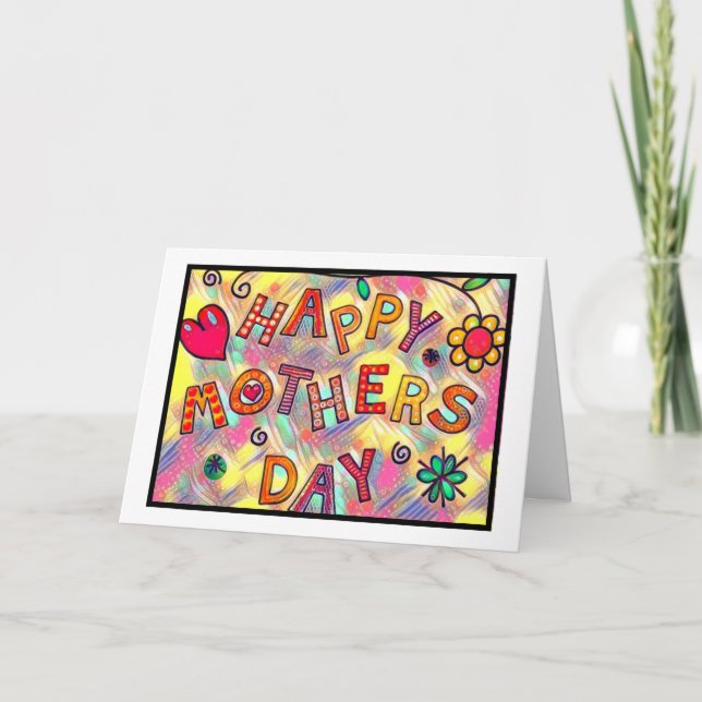 Tarjeta ¡Feliz Día de la Madre! (Anverso)