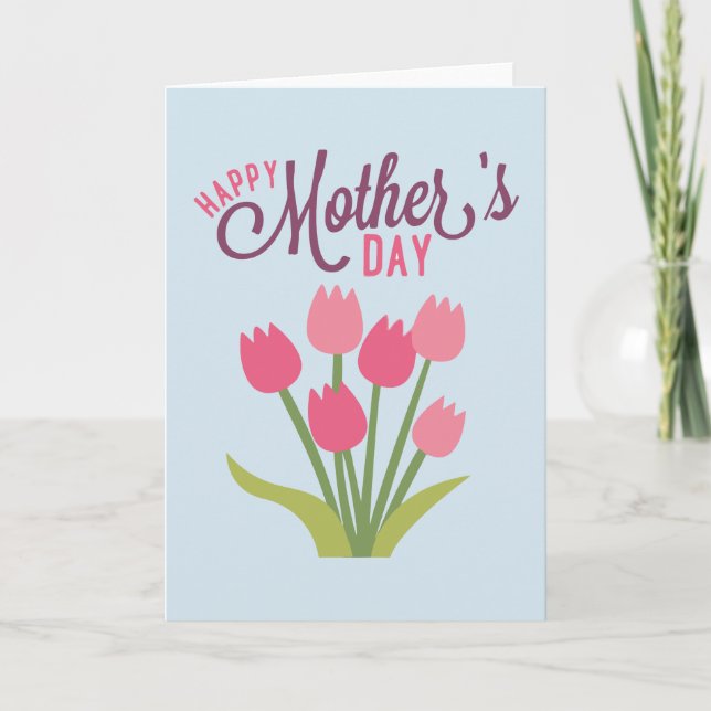 Tarjeta feliz día de la madre (Anverso)