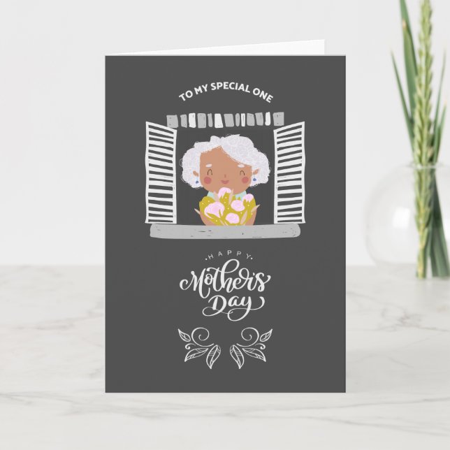 Tarjeta Feliz Día de la Madre (Anverso)
