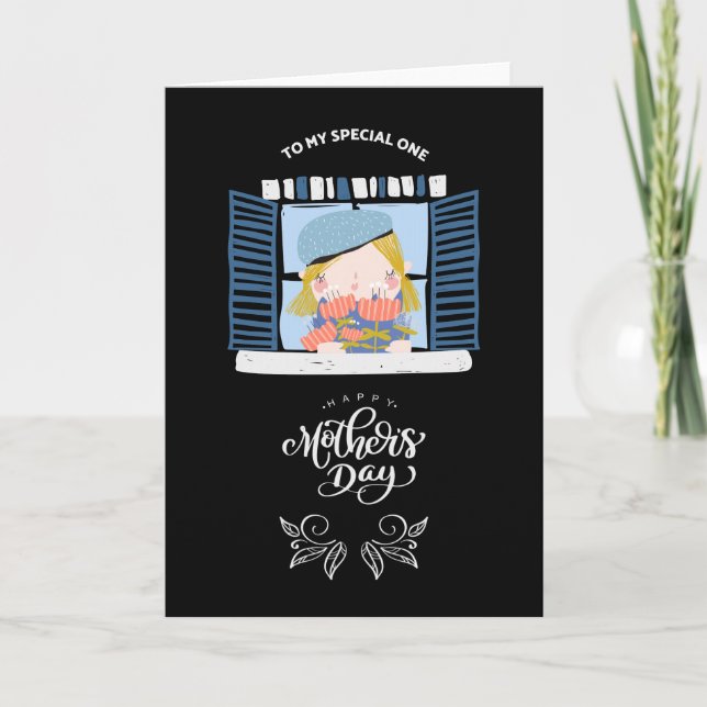 Tarjeta Feliz Día de la Madre (Anverso)