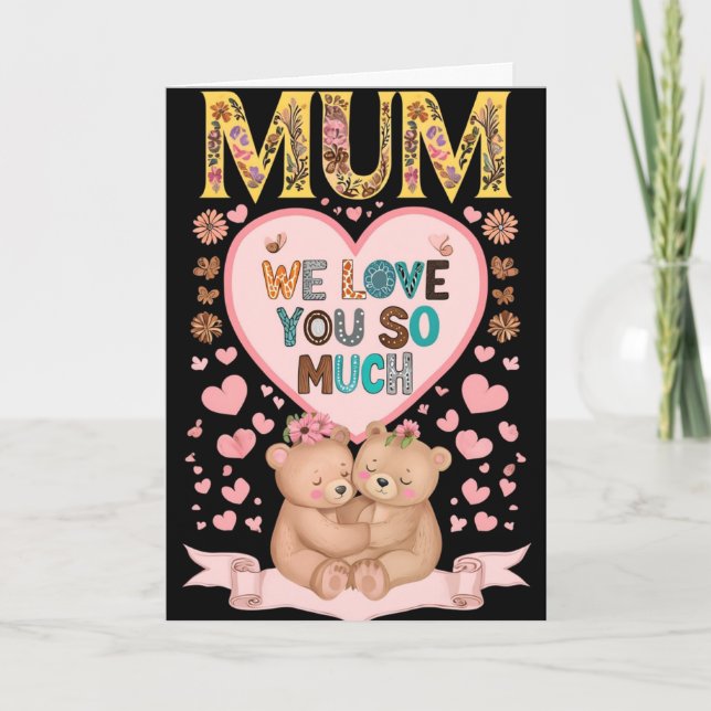 Tarjeta Feliz Día de la Madre (Anverso)