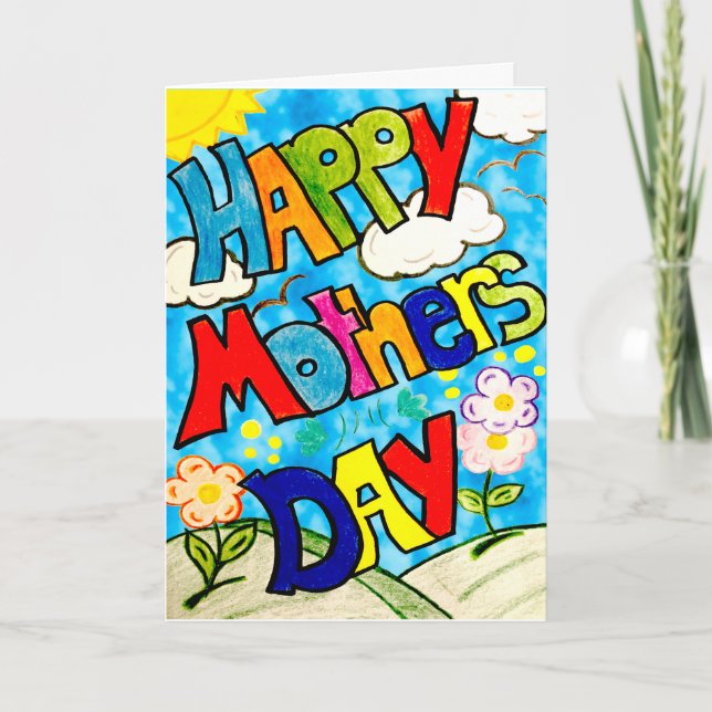 Tarjeta Feliz Día de la Madre (Anverso)