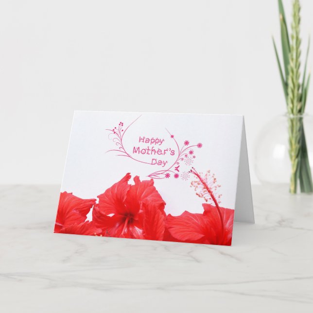 Tarjeta Feliz día de la madre (Anverso)