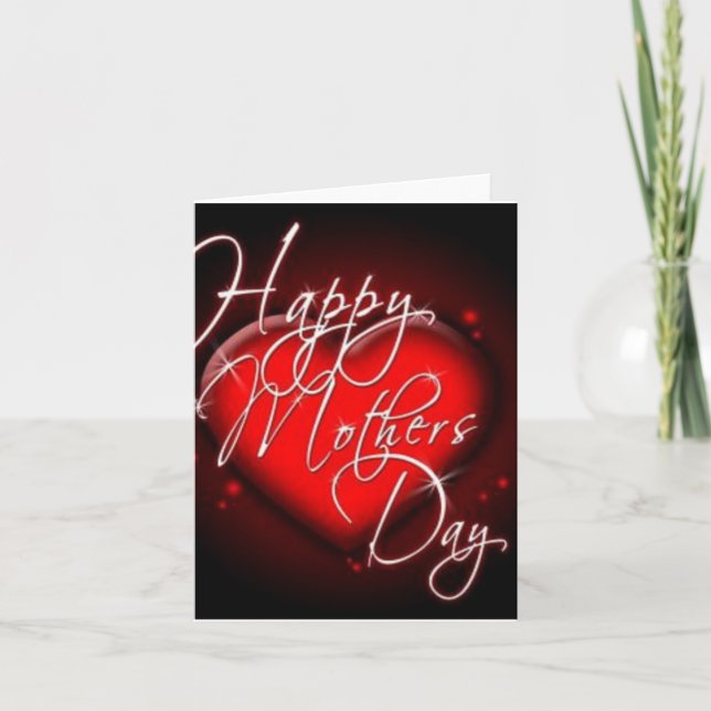 Tarjeta Feliz Día de la Madre (Anverso)