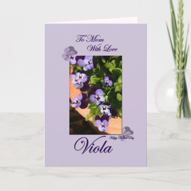 Tarjeta Feliz Día de la Madre (Anverso)